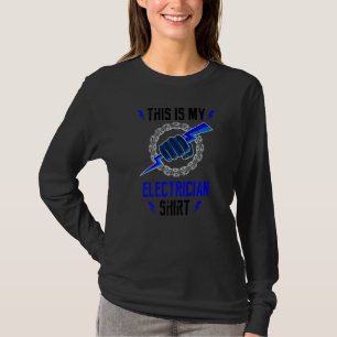 Camiseta Electricista Cita Irónica Voltaje Circuitos Artesa