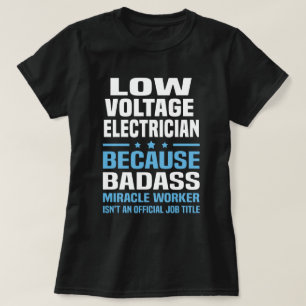 Camiseta Electricista de bajo voltaje