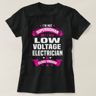 Camiseta Electricista de bajo voltaje