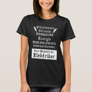 Camiseta Electricista de hombres