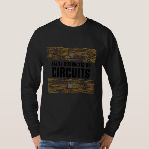 Camiseta Electricista de Voltaje Electro Trabajador Circuit