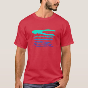 Camiseta Electricista divertida escribe mal los filiales de