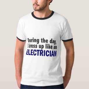 Camiseta Electricista durante el día
