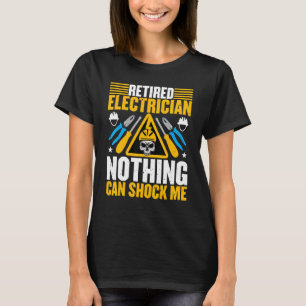 Camiseta Electricista Electricista Jubilado Me Choque Cab