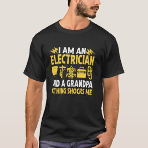Camiseta Electricista Gracioso Para Hombres Electo Electrón