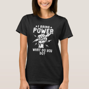 Camiseta Electricista Ingeniero Eléctrico Construcción Elec