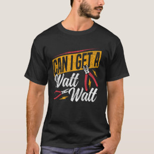 Camiseta Electricista Juego de Palabras Vintage ¿Puedo Obte