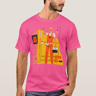 Camiseta Electricista masculino