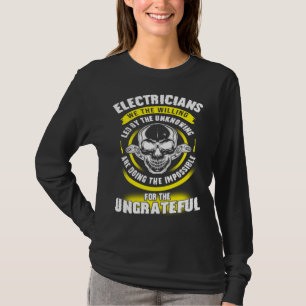 Camiseta Electricista Nosotros Los Dispuestos Dirigidos Por