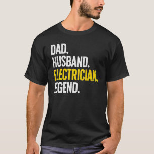 Camiseta Electricista Para Esposo Padre Ingeniero Eléctrico