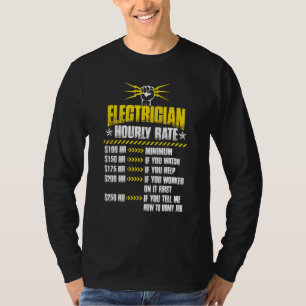 Camiseta Electricista Para Hombres