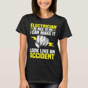 Camiseta Electricista Que Me Guste El Ingeniero Eléctrico L