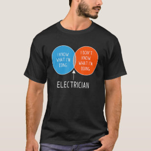 Camiseta Electricista que no sé qué estoy haciendo dos colo