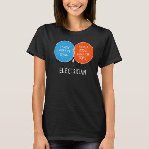 Camiseta Electricista que no sé qué estoy haciendo dos colo