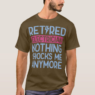 Camiseta Electricista retirado conmociona regalo para ropa