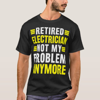 Camiseta Electricista Retirado - Jubilación Divertida
