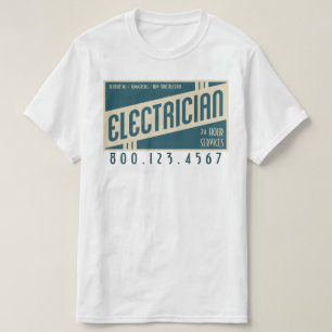 Camiseta electricista retro