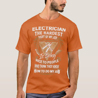 Camiseta Electricista Sarcástico