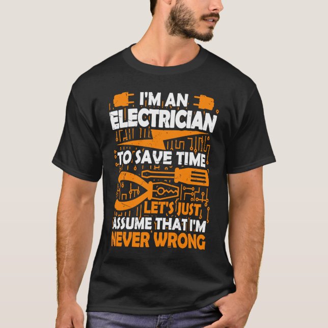Camiseta Electricista Soy Electricista Electrical Tools (Anverso)