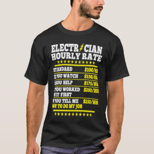 Camiseta Electricistas Electricistas Eléctricos A Tarifa HO