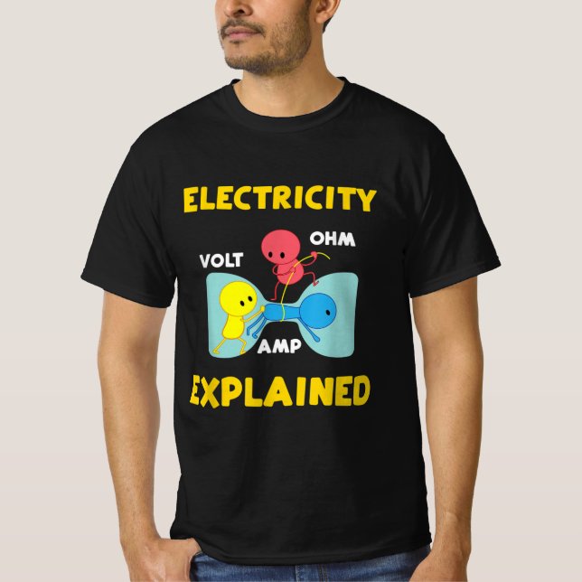 Camiseta Electricity Explained (Anverso)