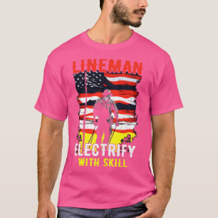 Camiseta electrificación de Lineman con habilidad