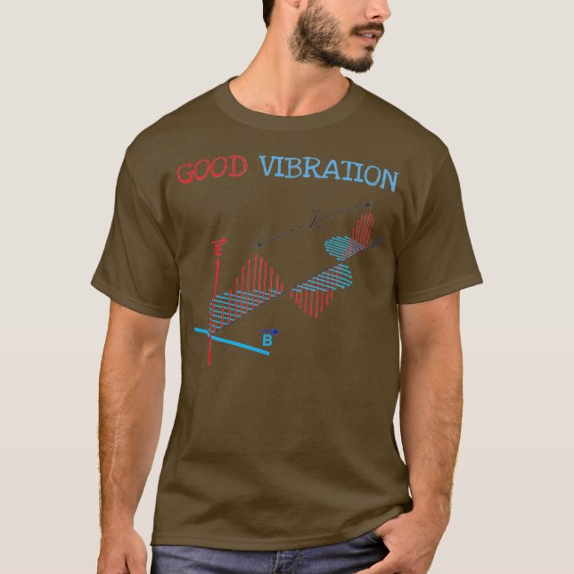 Camiseta Electromagnetic Waves Fun Physics Physicist Good (Anverso)