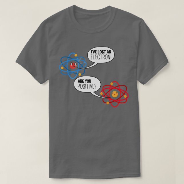 Camiseta Electron Atom Science Pun Chemistry Physics Scienc (Diseño del anverso)