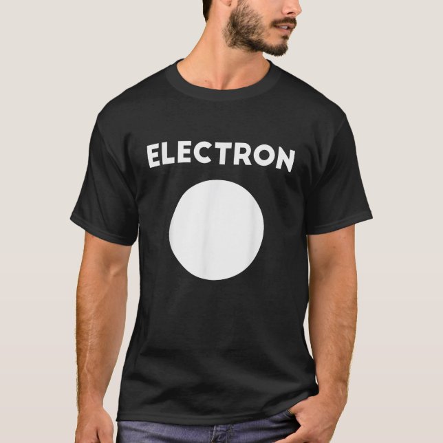 Camiseta Electron Lazy Halloween Costume Funny Atomic React (Anverso)