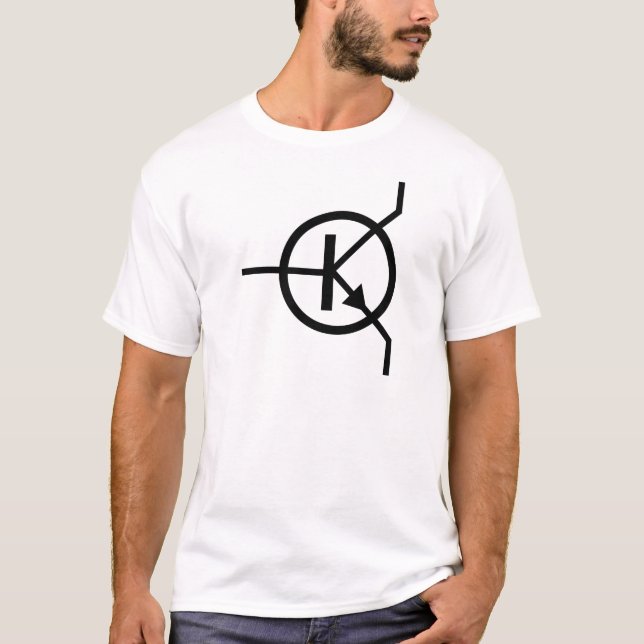 Camiseta electrónica del transistor (Anverso)