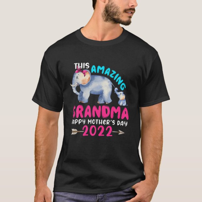 Camiseta Elefante 2022 en el día de la abuela (Anverso)