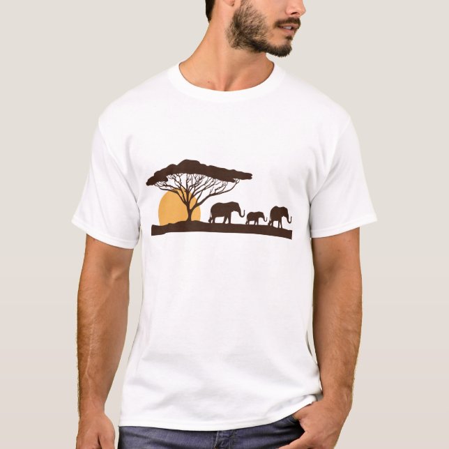 Camiseta Elefante africano (Anverso)