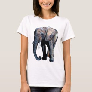 Camiseta Elefante africano arte para amantes de los animale