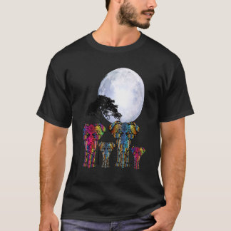 Camiseta Elefante Africano Henna Elegante Artístico Save Th