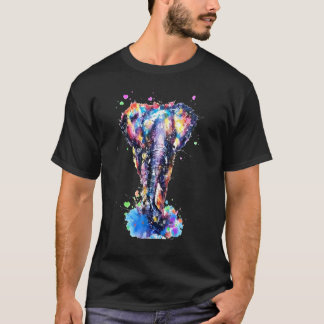 Camiseta Elefante africano: Safari con mano y elefante acuá