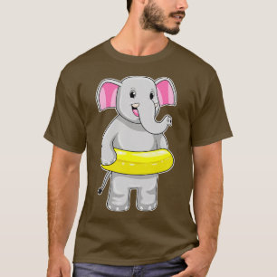 Camiseta Elefante al nadar con licor de vida 2