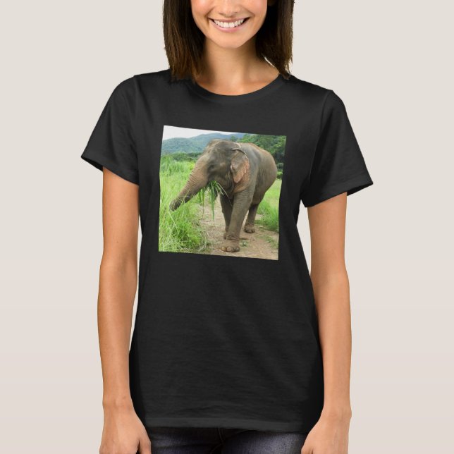 Camiseta Elefante alegre de Tailandia (Anverso)