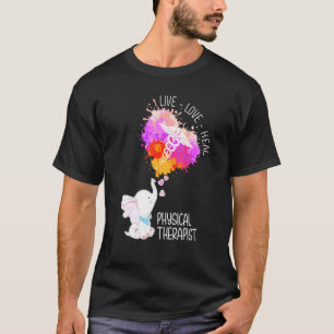 Camiseta Elefante Amor Vivo Salud Física Terapia Física