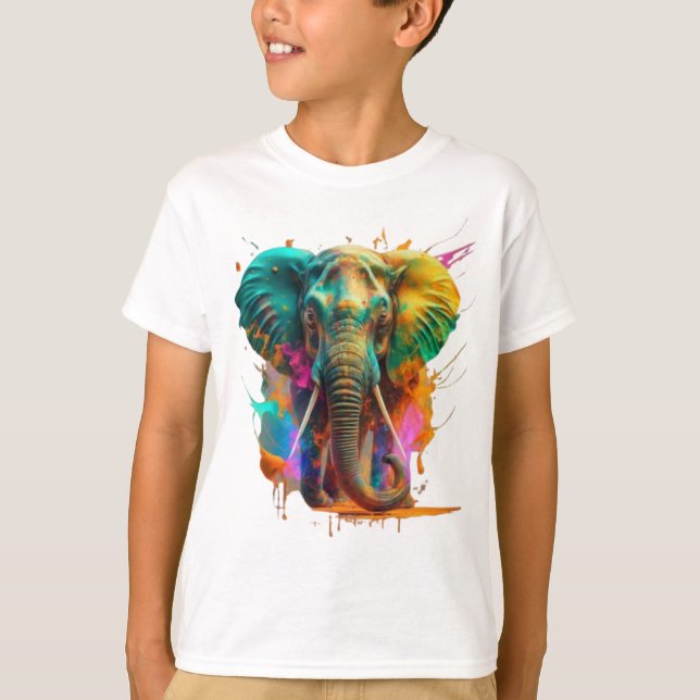 Camiseta Elefante - Animal (Anverso)