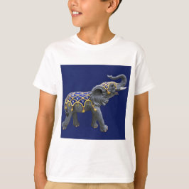 Camiseta Elefante animal carrusel foto Tee de niño