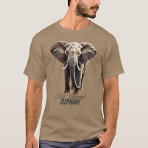 Camiseta Elefante animal grande