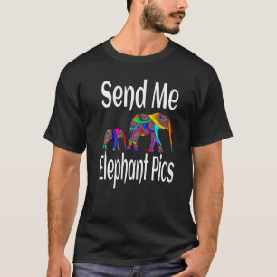 Camiseta Elefante animal salvaje me envía elefante artista