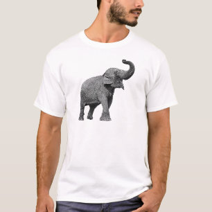 CAMISETA ELEFANTE ASIÁTICO GRANDE - ELEFANTE INDIO