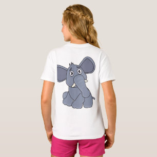 Camiseta elefante asombroso