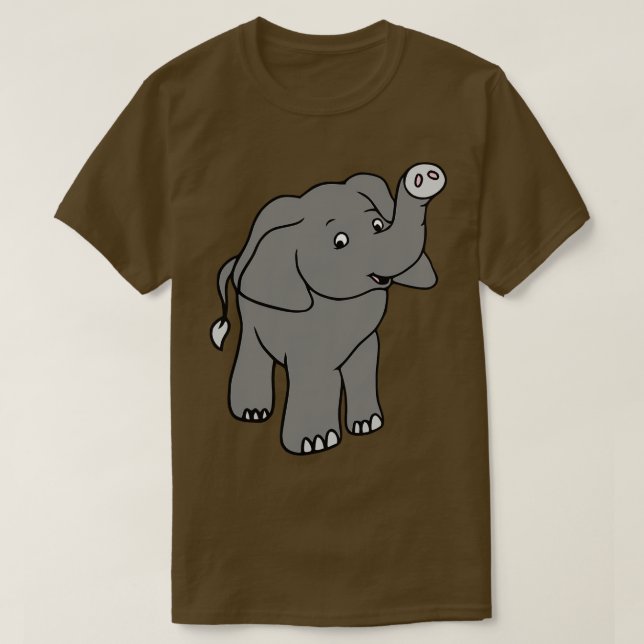 Camiseta Elefante bebé 1 (Diseño del anverso)