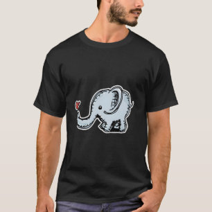 Camiseta Elefante Bebé Cuto Suave Para Daughterâ€™S Cumplea