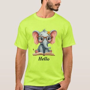 Camiseta Elefante Bebé Sabio
