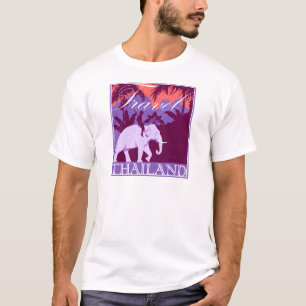 Camiseta Elefante blanco de Tailandia del viaje
