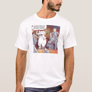 Camiseta Elefante Blanco Divertido en la Habitación