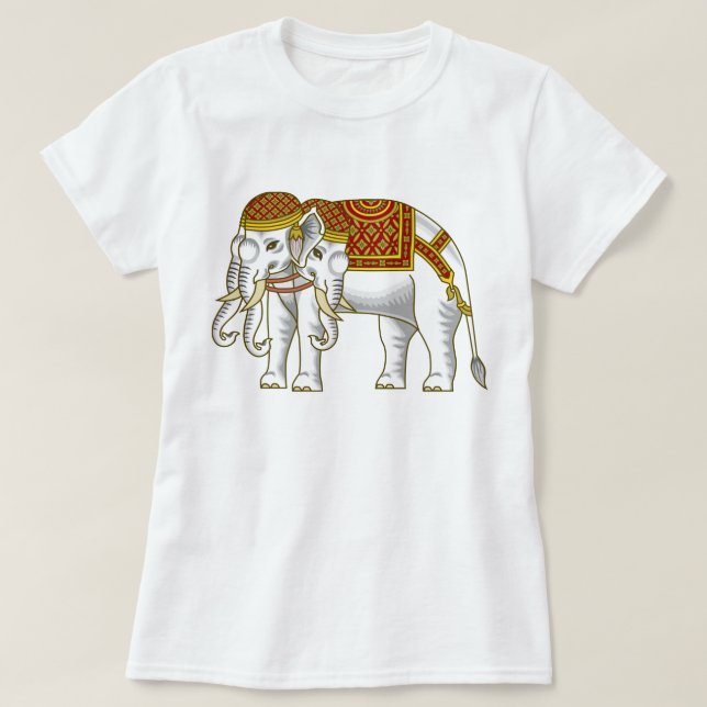 Camiseta Elefante blanco tailandés de Erawan (Diseño del anverso)
